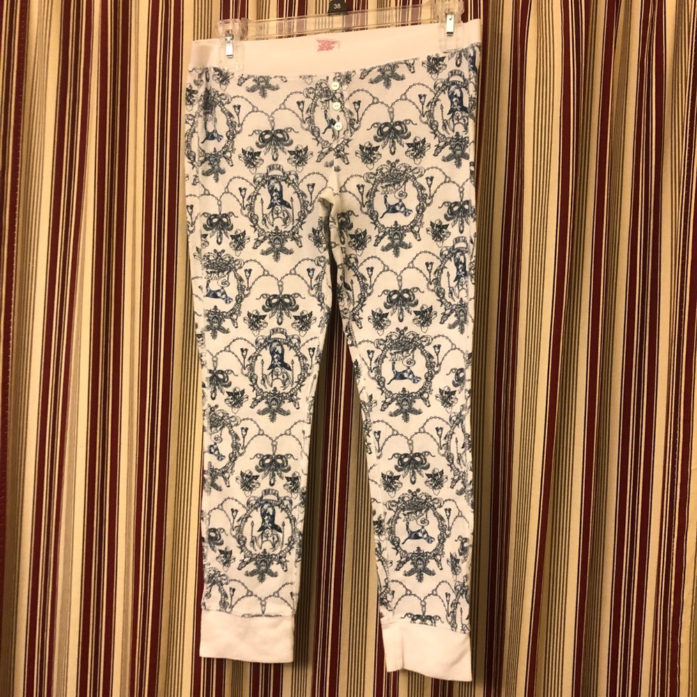 Pink long John PJ pants. Size medium